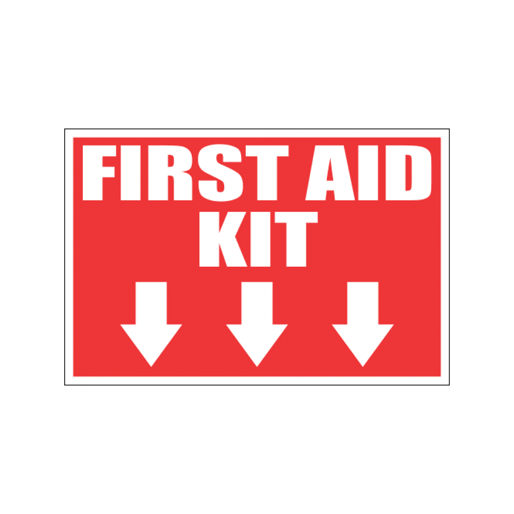 First Aid Kit Sign Sign Material Metal